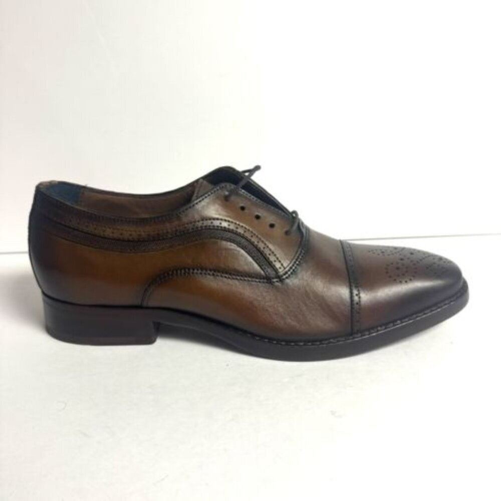 Johnston Murphy Mens Danridge Oxford Tan Size 11.5 M